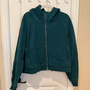 Lululemon Oversized Scuba Full Zip Hoodie Storm Teal